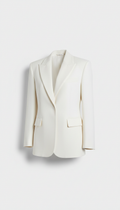 Porcelain White Tailored Blazer